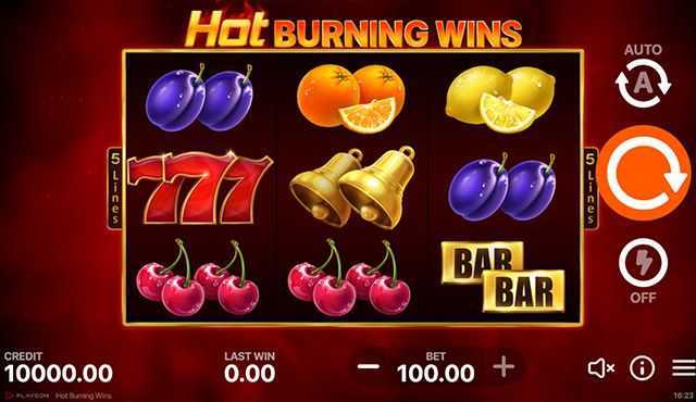 Play Hot Burning Wins by Playson