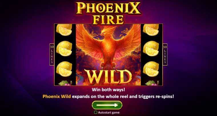 Play Phoenix Fire by Playson