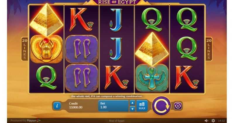 Play Rise of Egypt Deluxe by Playson