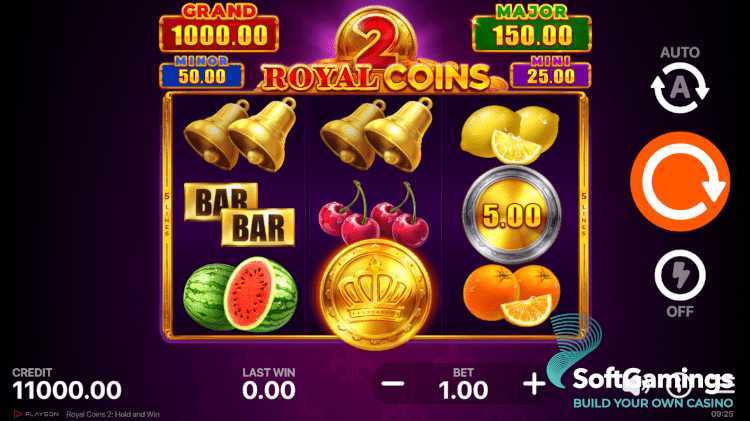 Play Royal Coins Hold and Win by Playson