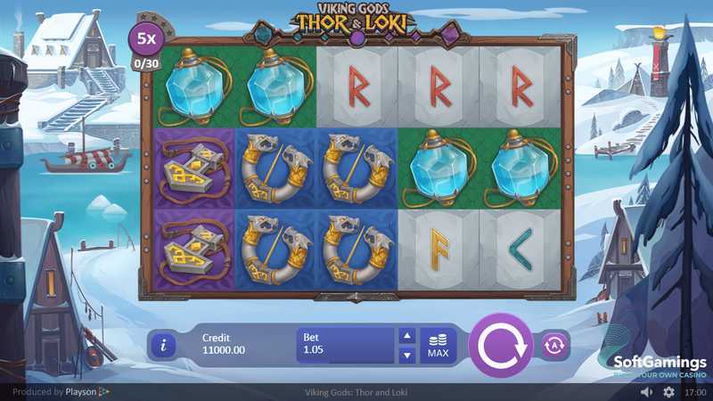 Play Viking Gods Thor and Loki by Playson