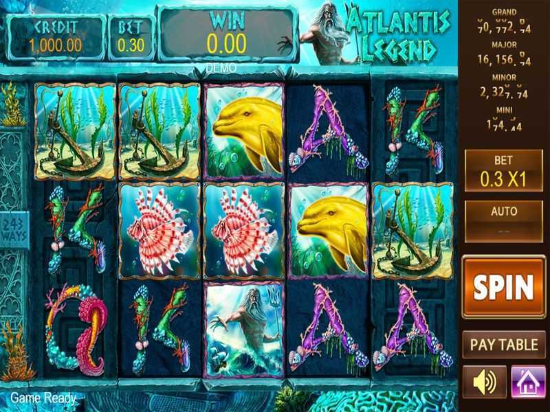 Play Atlantis Legend by Playstar