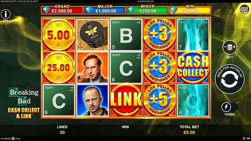 Play Breaking Bad: Cash Collect & Link by Playtech Origins