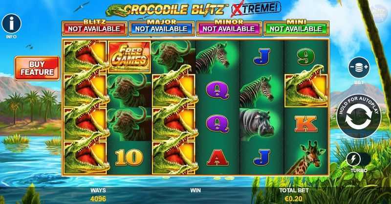 Play Crocodile Blitz Extreme by Playtech Origins