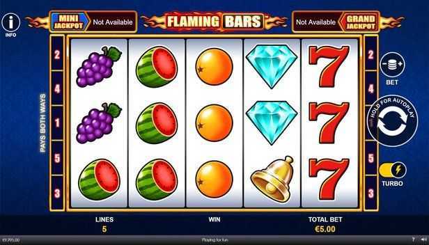Play Flaming Bars Christmas by Playtech Origins