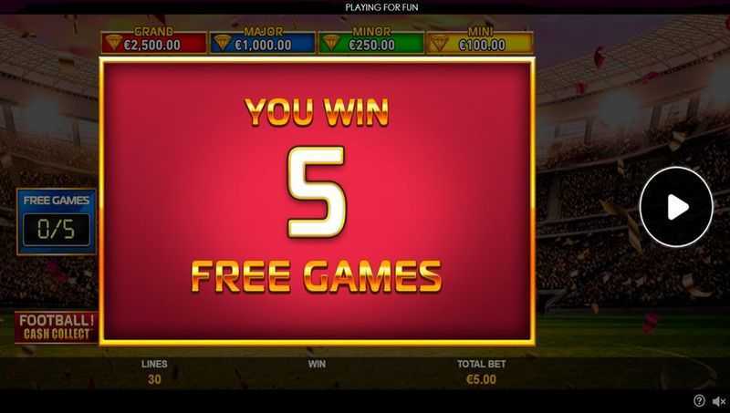 Play Football Cash Collect by Playtech