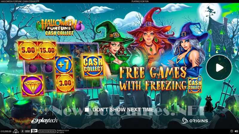 Play Halloween Fortune Cash Collect by Playtech Origins