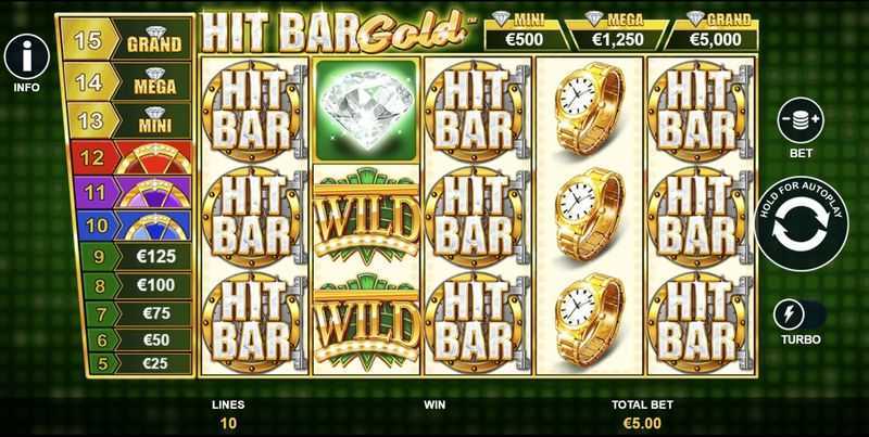 Play Hit Bar Gold by Playtech Origins