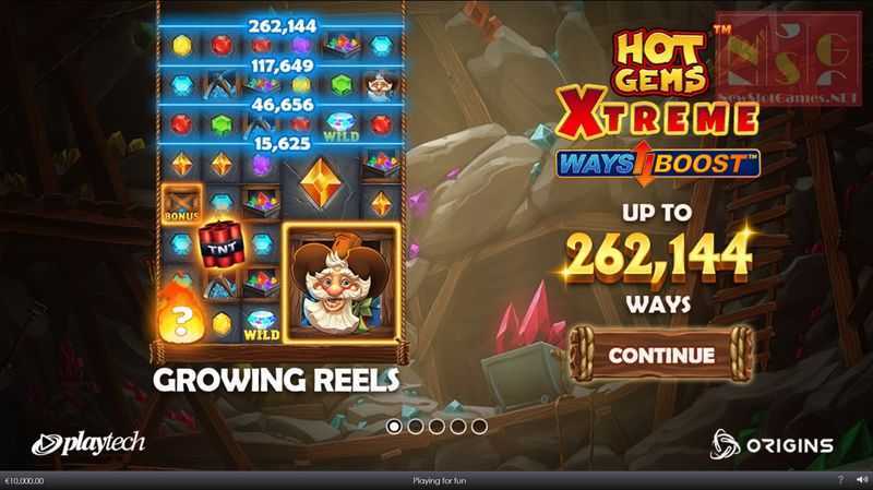 Play Hot Gems Extreme by Playtech Origins