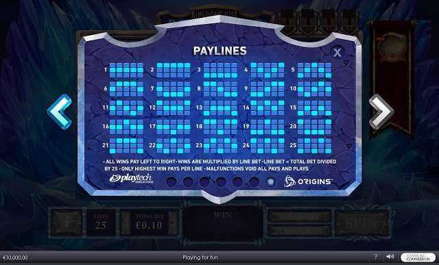 Play Kingdoms Rise: Reign of Ice by Playtech Origins
