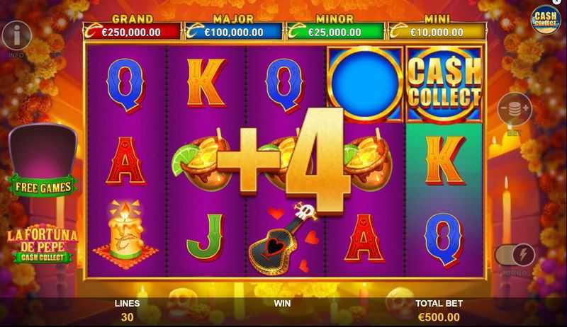 Play La Fortuna De Pepe: Cash Collect by Playtech Origins