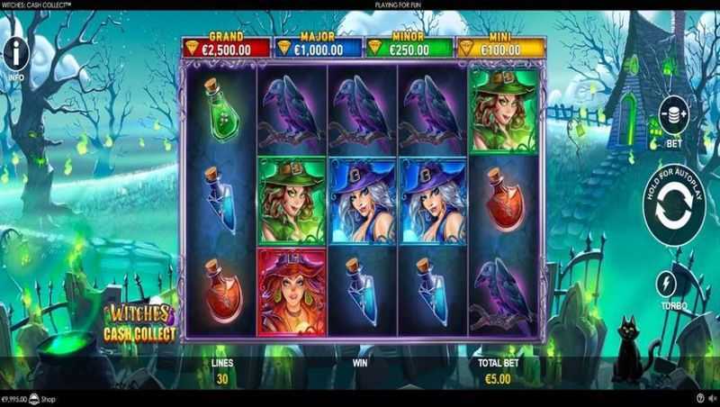 Play Witches Cash Collect by Playtech