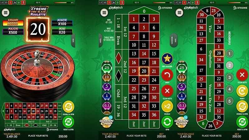 Play Xtreme Fire Blaze Roulette by Playtech Origins