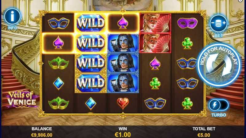 Play Veils Of Venice by Playtech Vikings