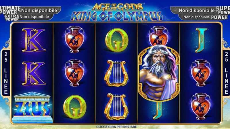 Play Age of the Gods King of Olympus by Playtech