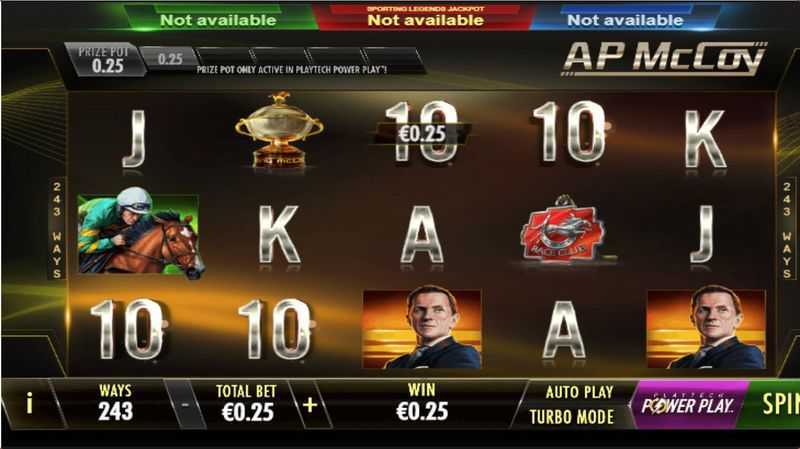 Play AP McCoy: Sporting Legends by Playtech