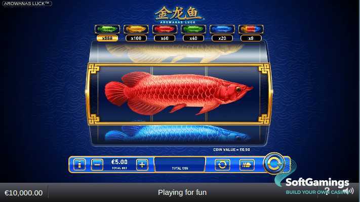 Play Arowanas Luck by Playtech