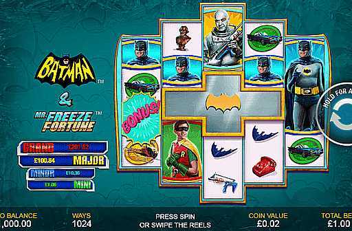 Play Batman & Mr Freeze Fortune by Playtech