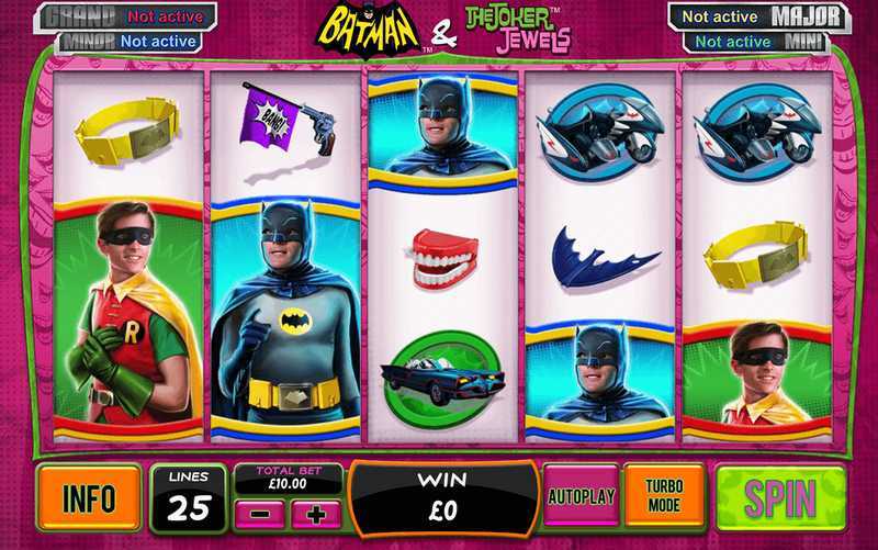 Play Batman & The Joker Jewels by Playtech