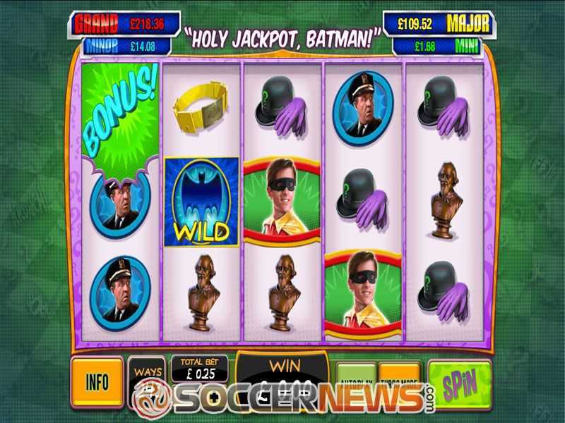 Play Batman & The Riddler Riches by Playtech