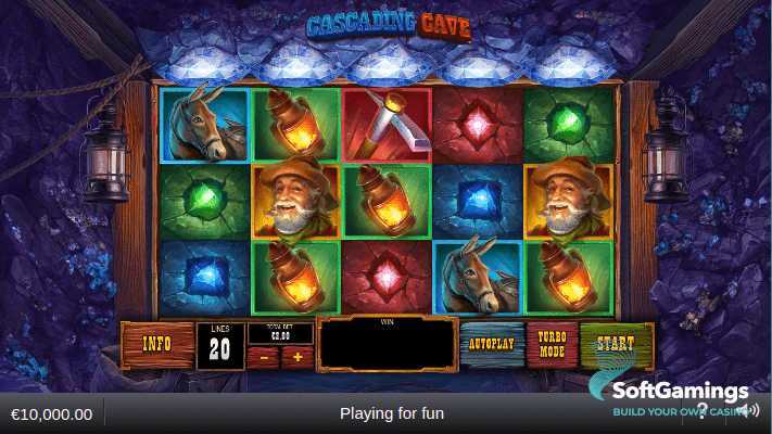 Play Cascading Cave by Playtech