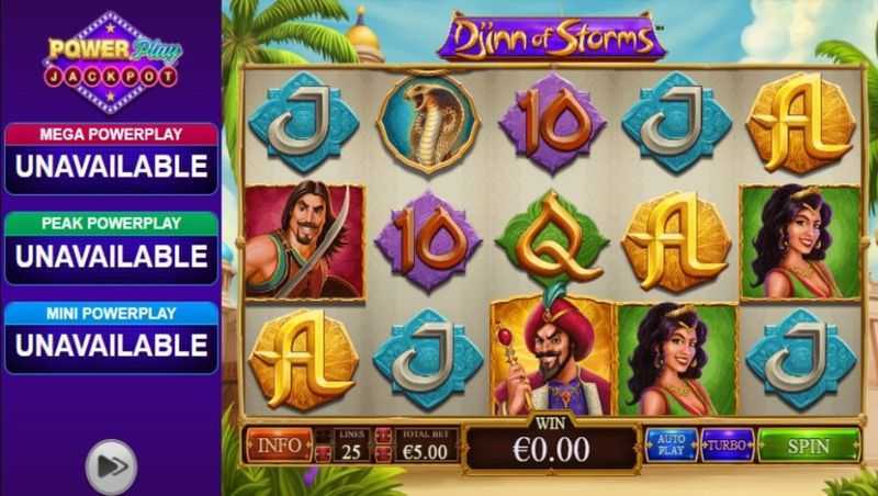 Play Djinn Of Storms by Playtech