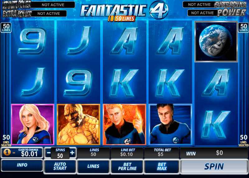 Play Fantastic Four by Playtech