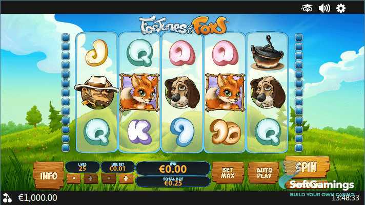 Play Fortunes Of The Fox by Playtech