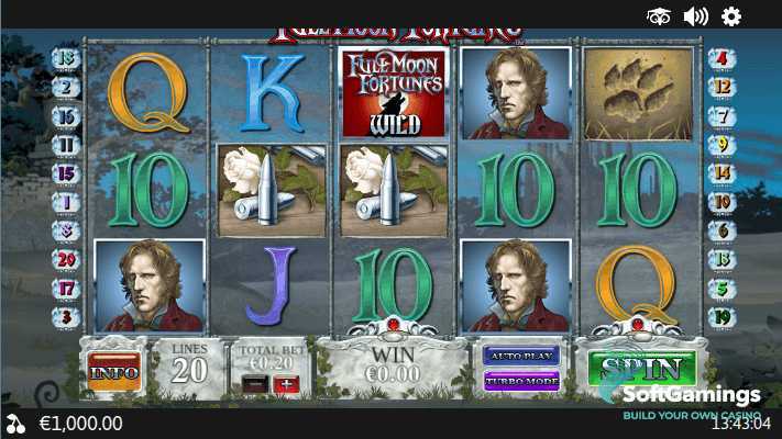 Play Fullmoon Fortunes by Playtech