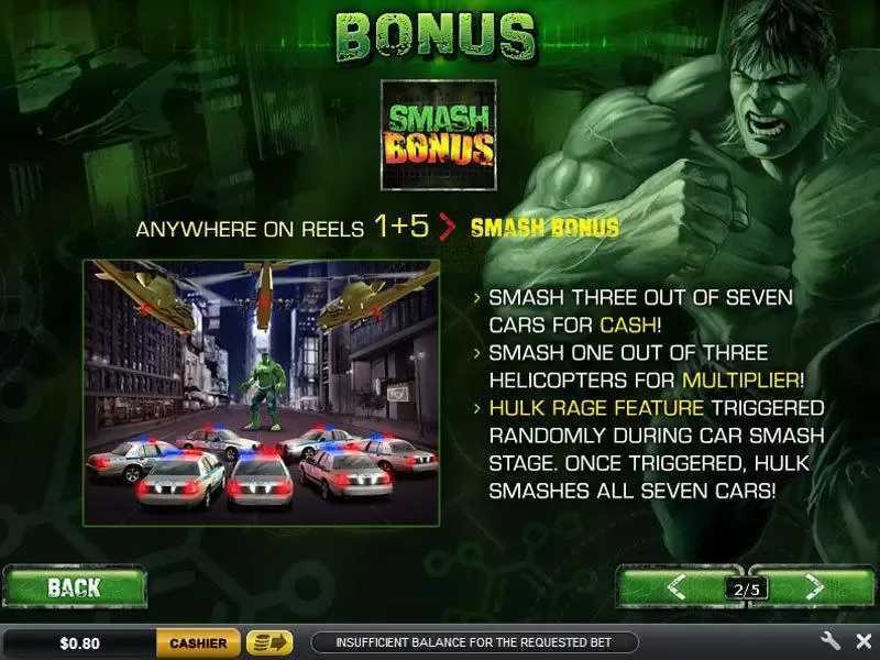 Play Incredible Hulk 50 Lines by Playtech