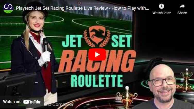 Play Jet Set Racing Roulette Live by Playtech