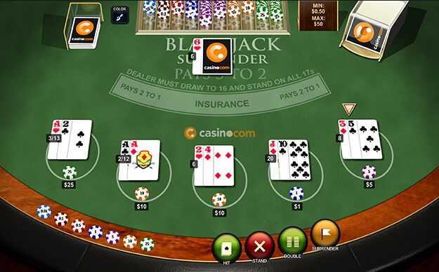 Play Multiplayer Blackjack Surrender by Playtech