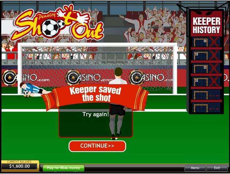 Play Penalty Shoot Out by Playtech