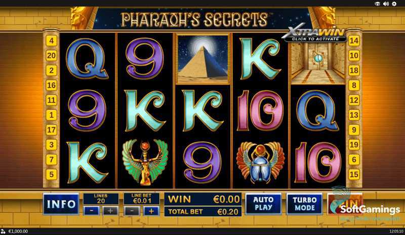 Play Pharaoh's Secrets by Playtech