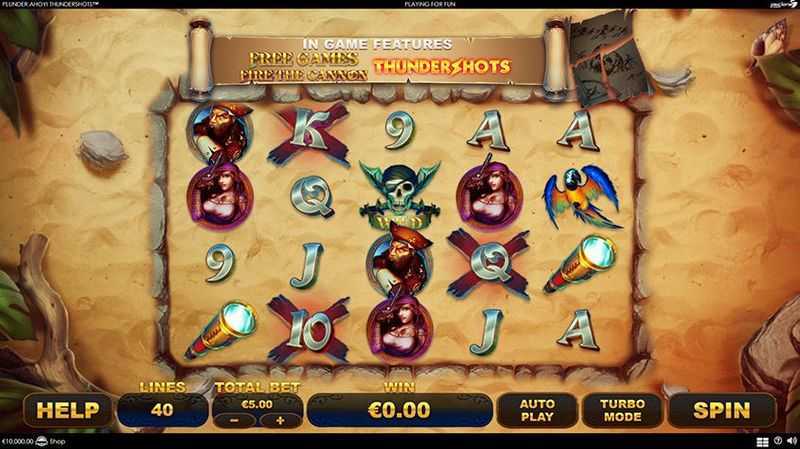 Play Plunder Ahoy! Thundershots by Playtech