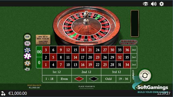 Play Premium American Roulette by Playtech