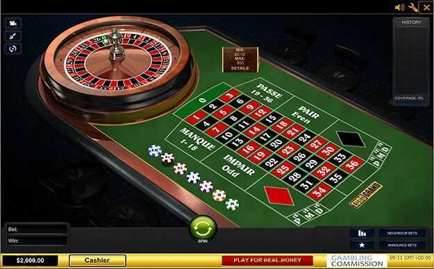 Play Premium French Roulette by Playtech