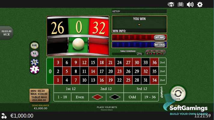 Play Roulette Deluxe by Playtech