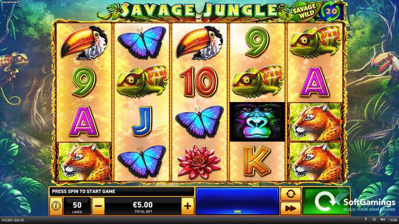 Play Savage Jungle by Playtech