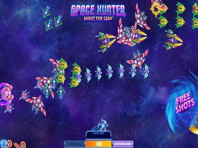 Play Space Hunter Shoot For Cash by Playtech