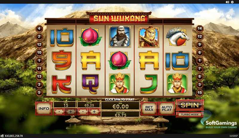 Play Sun Wukong by Playtech