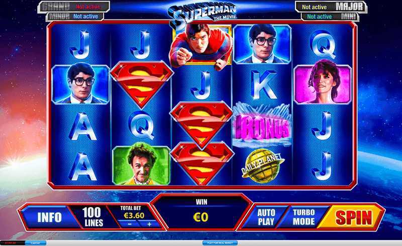 Play Superman II Slot by Playtech