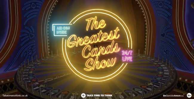 Play The Greatest Cards Show by Playtech