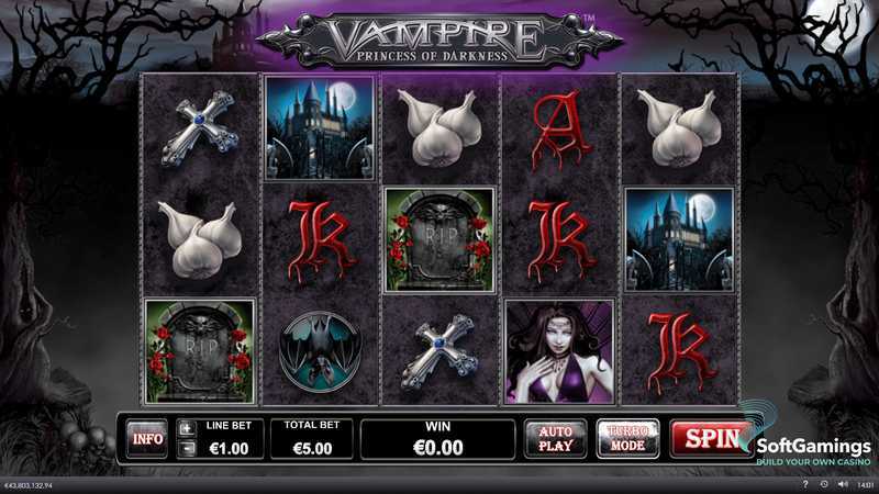 Play Vampire Princess of Darkness by Playtech