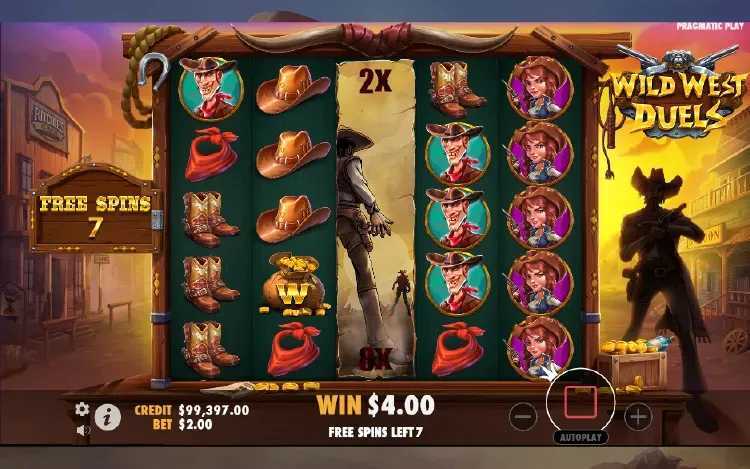 Play Wild West Duel by Playtech