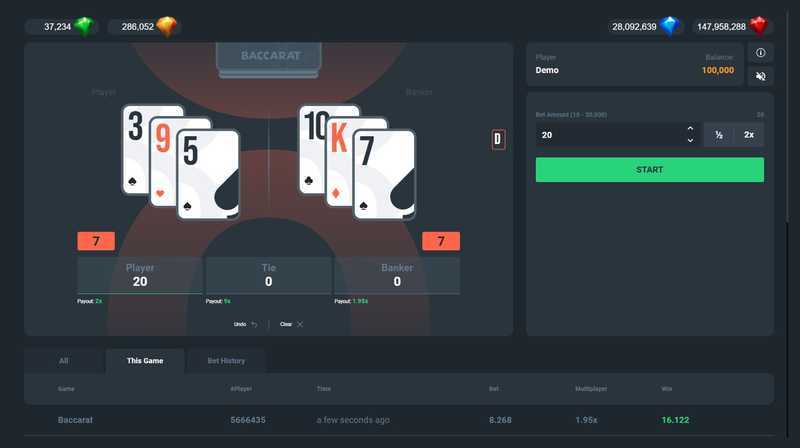 Play Baccarat by Popok Gaming