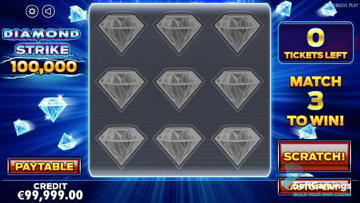 Play Diamond Strike Scratchcard by Pragmatic Play