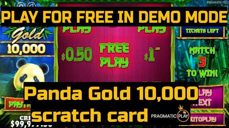 Play Panda Gold Scratchcard by Pragmatic Play