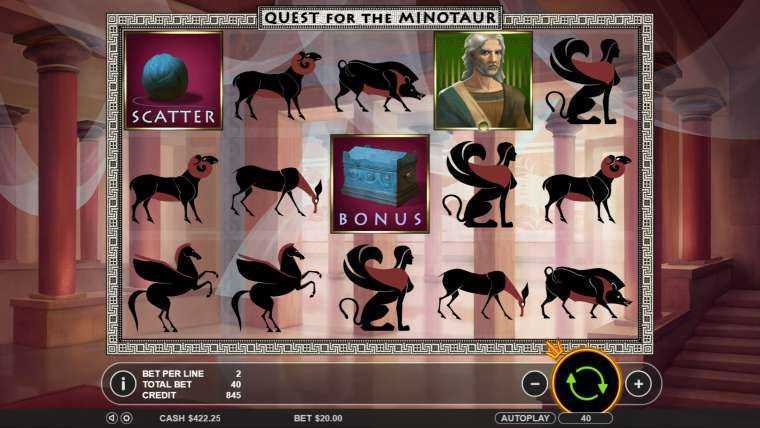 Play Quest for the Minotaur by Pragmatic Play