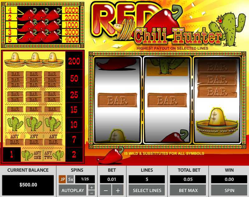 Play Red Chili Hunter 5 Lines by Pragmatic Play